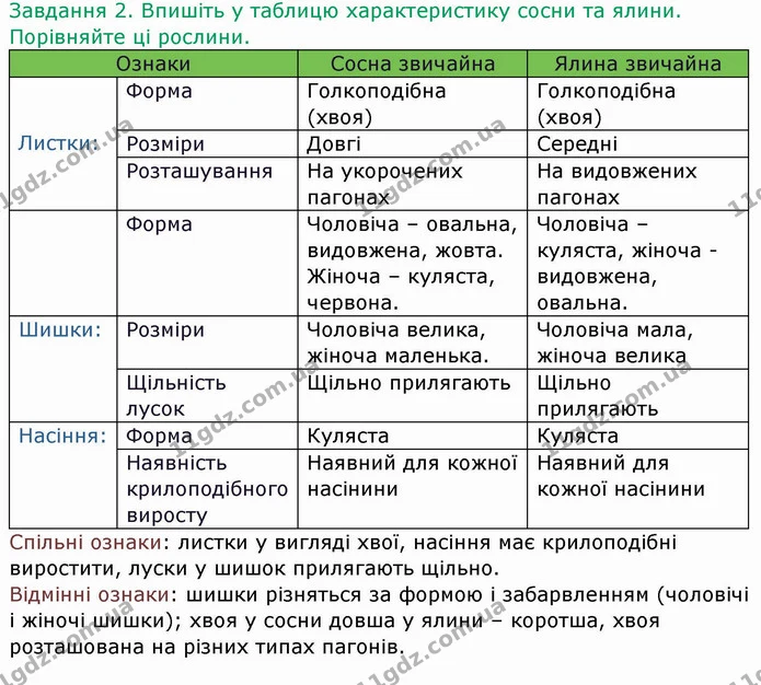 Стор. 49 — 2 — ГДЗ Робочий зошит Біологія 6 клас Мечник — ГДЗ Робочий зошит Біологія 6 клас Мечник