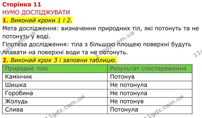 1. Виконай кроки 1 і 2. — ГДЗ робочий зошит Пізнаємо природу 5 клас Коршевнюк