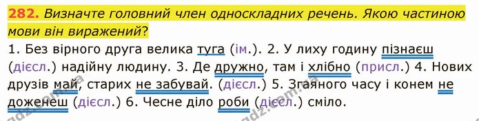 282. Поставте наголос у поданих словах. Складіть текст з одним словом, використовуючи його якомога більше разів. — ГДЗ Українська мова 5 клас Голуб
