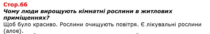Чому люди вирощують кімнатні рослини в житлових приміщеннях? — ГДЗ Я досліджую світ 1 клас Гільберг