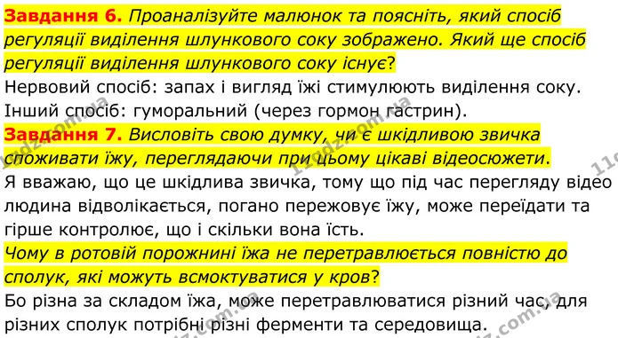 Стор. 57 — 6-7 — ГДЗ Робочий зошит біологія 8 клас Мирна — ГДЗ Робочий зошит біологія 8 клас Мирна