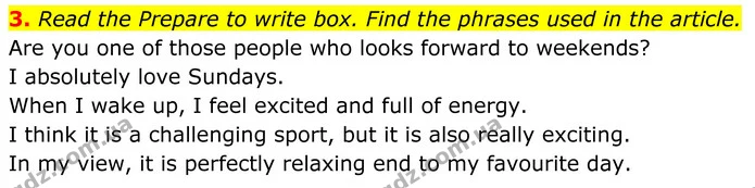 3. Read the Prepare to write box. Find the phrases used in the article. — ГДЗ Англійська мова 8 клас Стайрінг (Prepare)