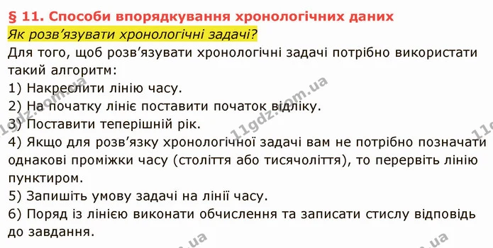 Як розв’язувати хронологічні задачі? — частина 1 — ГДЗ Вступ до історії України 5 клас Власов