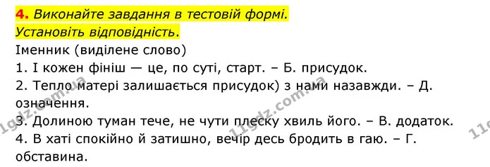 4. Виконайте завдання в тестовій формі. — ГДЗ Українська мова 6 клас Авраменко