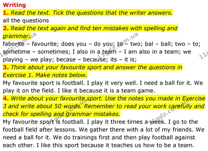 1. Read the text. Tick the questions that the writer answers. — ГДЗ робочий зошит Англійська мова 6 клас Prepare
