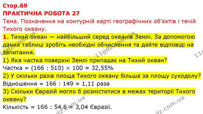 Пр.27 (1) — ГДЗ зошит для практичних Географія 7 клас Довгань — ГДЗ зошит для практичних Географія 7 клас Довгань