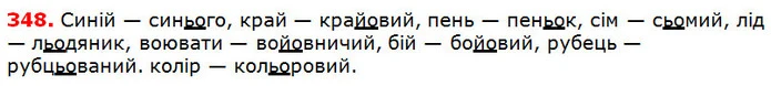 348 — ГДЗ Українська мова 5 клас Глазова 2018 — ГДЗ Українська мова 5 клас Глазова 2018