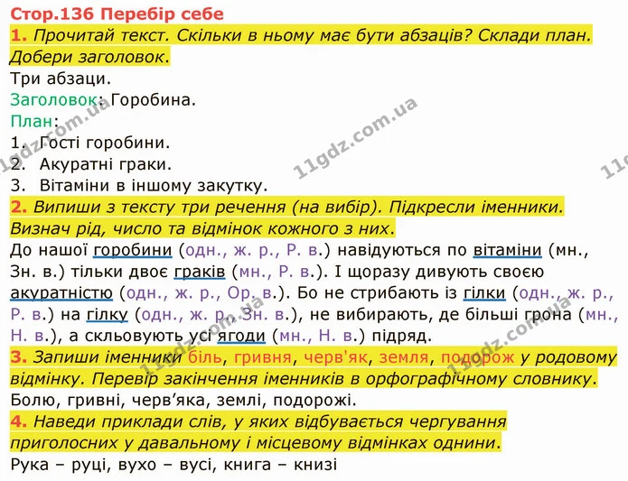 1. Прочитай текст. Скільки в ньому має бути абзаців? Склади план. Добери заголовок. — ГДЗ Українська мова та читання 4 клас Остапенко 1 ч.
