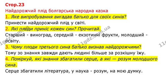 1. Яке випробування вигадав батько для своїх синів? — ГДЗ Українська мова 4 клас Ємець