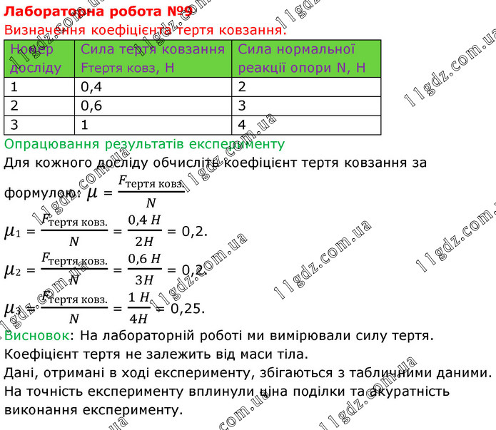 Лр.9 » ЛАБОРАТОРНІ РОБОТИ » ГДЗ Фізика 7 клас Бар’яхтар 2020
