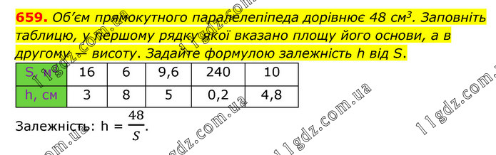 659 » Вправи 601 - 689 » ГДЗ Математика 6 клас Мерзляк (2023)
