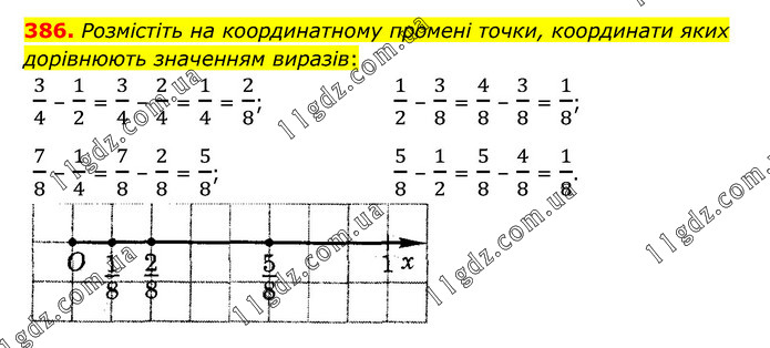 386 » Завдання 301 - 400 » ГДЗ Математика 6 клас Тарасенкова (2023)