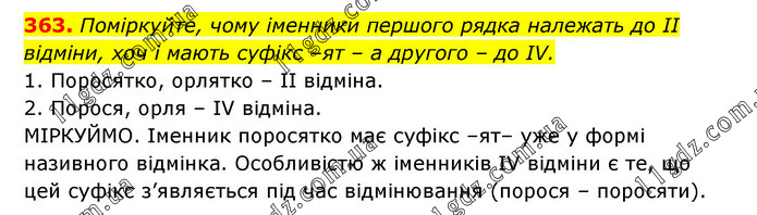 363 » ІМЕННИК » ГДЗ Українська мова 6 клас Заболотний (2023)